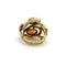 Bague 54 Bague briar patch en or jaune 14k et opales de feu 58 Facettes A1001J