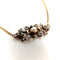 Collier Époque victorienne - Collier en or 18K et argent avec diamants, émeraudes et perle 58 Facettes