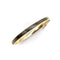 Bracelet Bracelet victorien motif grec en or 14 carats et émail noir 58 Facettes