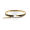 Bracelet Bracelet victorien motif grec en or 14 carats et émail noir 58 Facettes