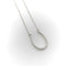 Collier Pendentif fer à cheval - Collier en or blanc 14K et diamants 58 Facettes A20035