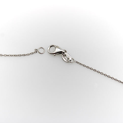 Collier Pendentif fer à cheval - Collier en or blanc 14K et diamants 58 Facettes A20035