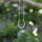 Collier Pendentif fer à cheval - Collier en or blanc 14K et diamants 58 Facettes A20035