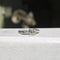 Bague 52 Art déco - Bague de fiançailles en or blanc 14k avec diamants taille ancienne 58 Facettes