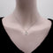 Collier Collier lune et étoile en or blanc 14K avec diamants 58 Facettes A2003E