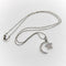 Collier Collier lune et étoile en or blanc 14K avec diamants 58 Facettes A2003E