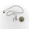 Collier Collier lune et étoile en or blanc 14K avec diamants 58 Facettes A2003E
