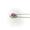 Collier Collier vintage - Pendentif fleur en platine, saphir rose et diamants 58 Facettes A2003H