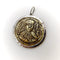Pendentif Pendentif - Pièce byzantine en bronze sur monture en or blanc 14K 58 Facettes