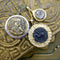 Pendentif Pendentif - Pièce byzantine en bronze sur monture en or blanc 14K 58 Facettes