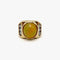 Bague 57 Bague cocktail vintage en or jaune 14k avec opale et diamants 58 Facettes