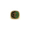 Bague Bague chevalière en or jaune 18 carats avec émail noir et vert 58 Facettes