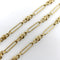 Collier Signature - Collier chaîne à maillons fantaisie en or 14K 58 Facettes