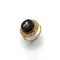 Bague 50 Bague micro-mosaïque oiseau en or 14 carats et onyx 58 Facettes