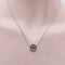 Collier Michael von Krenner - Collier médaillon hexagonal en or blanc 14 carats et tourmaline rose 58 Facettes