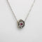 Collier Michael von Krenner - Collier médaillon hexagonal en or blanc 14 carats et tourmaline rose 58 Facettes