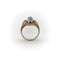 Bague 49 Bague victorienne en or 14K, pierre de lune, rubis, diamants et émail 58 Facettes A20041