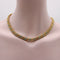 Collier Collier vintage cannetille portugais style Renaissance étrusque en or 19,2K et turquoises 58 Facettes