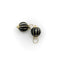 Boucles d'oreilles Vintage - Breloques ou rehausseurs de boucles d’oreilles en or jaune 14K, émail noir et verre 58 Facettes A1000Y