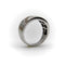 Bague 54 Bague confettis en or blanc 14K et diamants de couleurs 58 Facettes A10013