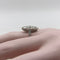 Bague 57 Bague navette édouardienne en platine et diamants taille ancienne 58 Facettes