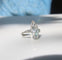 Bague 57 Bague navette édouardienne en platine et diamants taille ancienne 58 Facettes