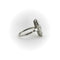 Bague 57 Bague navette édouardienne en platine et diamants taille ancienne 58 Facettes