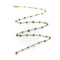 Collier Collier - Perles de diamants gris facettés en or jaune 18 carats 58 Facettes