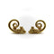 Boucles d'oreilles Lalaounis - Boucles d’oreilles tête de taureau spirale en or 22k 58 Facettes A2000X