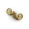 Boucles d'oreilles Lalaounis - Boucles d’oreilles tête de taureau spirale en or 22k 58 Facettes A2000X
