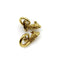 Boucles d'oreilles Lalaounis - Boucles d’oreilles tête de taureau spirale en or 22k 58 Facettes A2000X