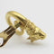 Boucles d'oreilles Lalaounis - Boucles d’oreilles tête de taureau spirale en or 22k 58 Facettes A2000X