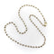 Collier Collier en or 18k à perles facettées de diamants sel et poivre 58 Facettes