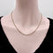 Collier Collier en or 18k à perles facettées de diamants sel et poivre 58 Facettes
