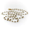 Collier Collier en or 18k à perles facettées de diamants sel et poivre 58 Facettes