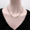 Collier Collier en or 18k à perles facettées de diamants sel et poivre 58 Facettes