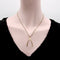 Collier Collier en or 18k à perles facettées de diamants sel et poivre 58 Facettes