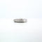 Bague 53 Bague demi-alliance en or blanc 18 ct avec 7 diamants 58 Facettes