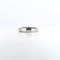 Bague 53 Bague demi-alliance en or blanc 18 ct avec 7 diamants 58 Facettes