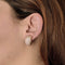 Boucles d'oreilles Boucles d’oreilles vintage à clip en or 18 carats et diamants 58 Facettes BO/250032