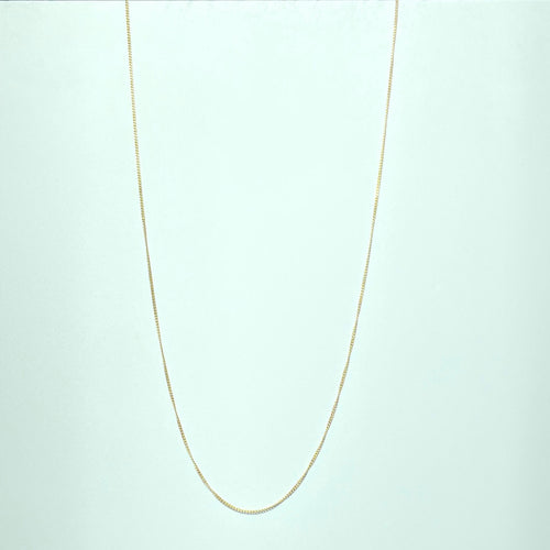 Collier Chaîne fine en or jaune 18 carats (750) 40 cm 1,21 g 58 Facettes 260036