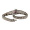 Bracelet Bracciale en platine - Rubis ovale et diamants 4,22 ct 58 Facettes G3901