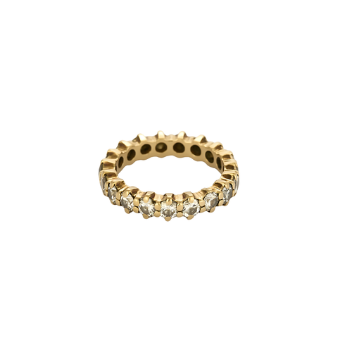 Bague 52 Alliance américaine - Bague en or jaune 18 carats et diamants 58 Facettes BO/250066