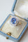 Bague 53 Bague Pompadour de fiançailles saphir de Ceylan et diamants en or jaune 18 kt 58 Facettes