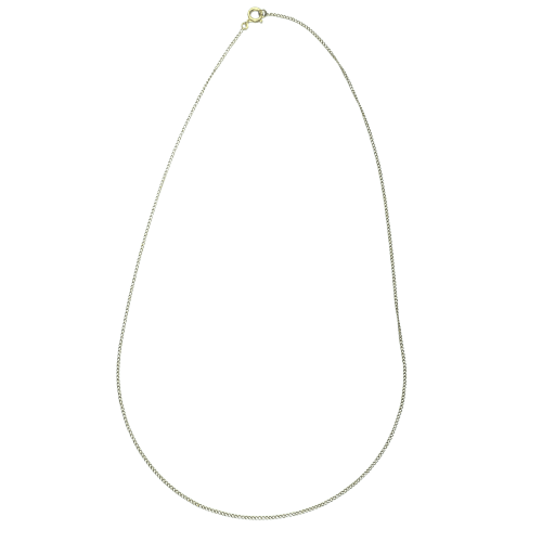 Collier Collier maille fine en or jaune 18 carats 58 Facettes 250360