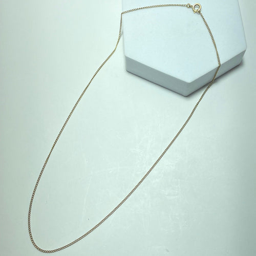 Collier Collier maille fine en or jaune 18 carats (2,62 g) 58 Facettes 250360