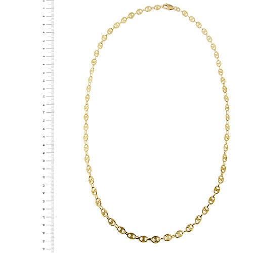 Collier Collier maille marine unisexe en or jaune 18 ct 58 Facettes 36379