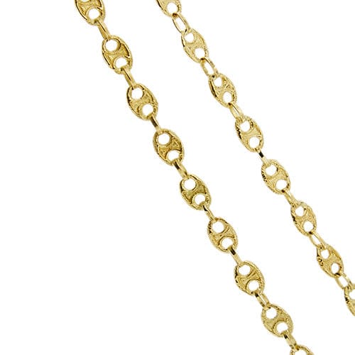 Collier Collier maille marine unisexe en or jaune 18 ct 58 Facettes 36379