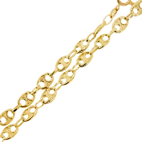 Collier Collier maille marine unisexe en or jaune 18 ct 58 Facettes 36379