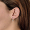 Boucles d'oreilles Boucles d’oreilles en or blanc 18 carats et diamants 58 Facettes BO/250054